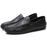 Leather Men Casual Shoes Luxury Brand Mens