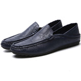 Leather Men Casual Shoes Luxury Brand Mens