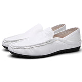 Leather Men Casual Shoes Luxury Brand Mens