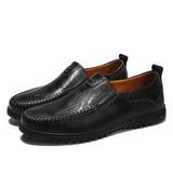 Genuine Leather Men Shoes Luxury Brand 2020