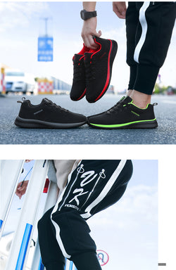 New Style Lace Up Male Sneakers Casual Breathable Mens